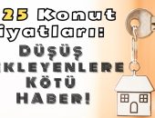 2025 Konut Fiyatları Ne Olur? Ev Konut Fiyatları Düşecek Mi? 