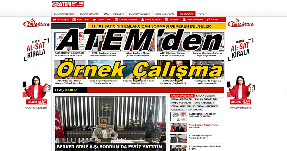 ATEM, Gazetesiyle Ankaralı Emlakçılara Öncülük Ediyor