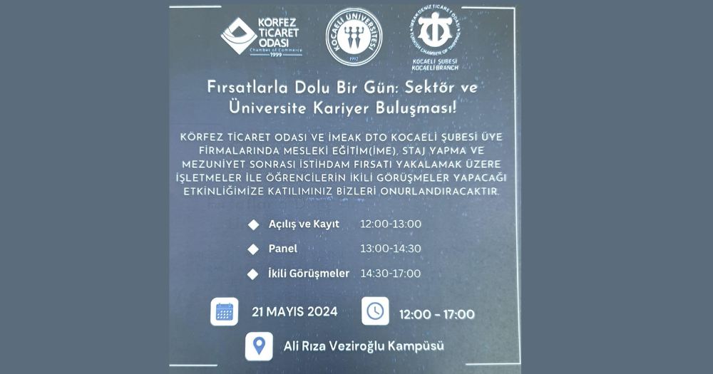 Kocaeli Üniversitesi Emlak Yönetimi Kariyer Buluşması!