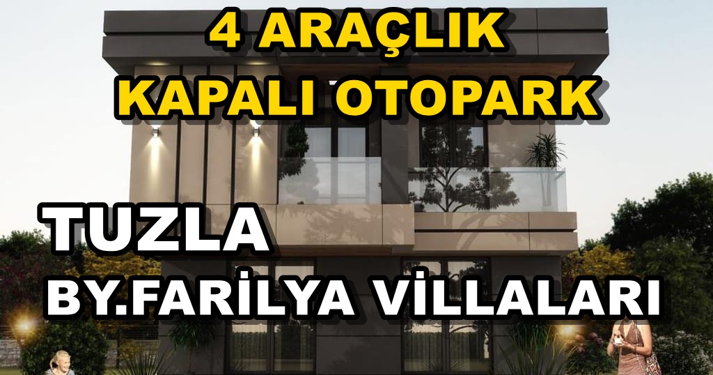 Tuzla By.Farilya Villaları Viaport Marinaya Sadece 450 Metre