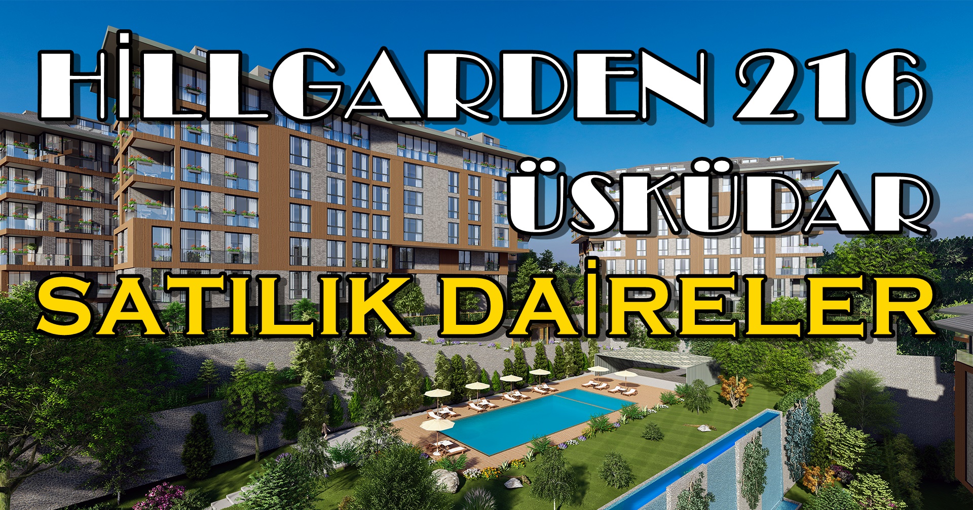 Üsküdar Bahçelievler Mahallesi Garden Hill 216 Satılık Daire