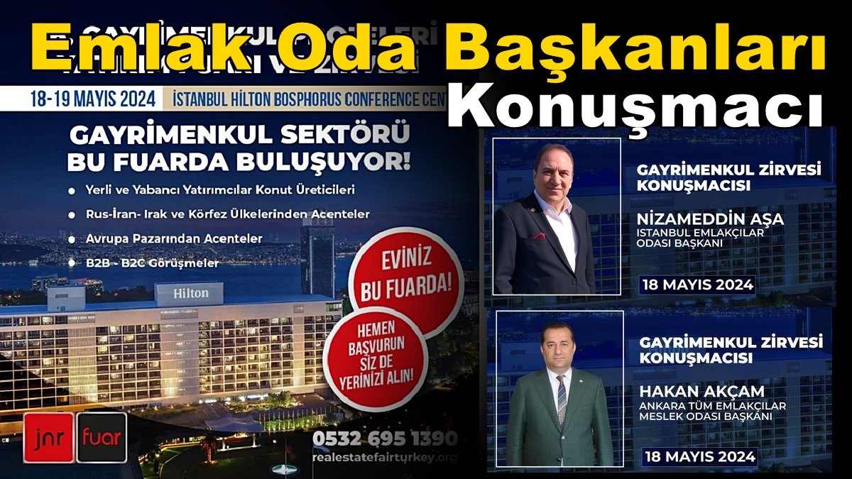 Başkanlar 16. Gayrimenkul Projeleri Fuarı’nda Konuşmacı