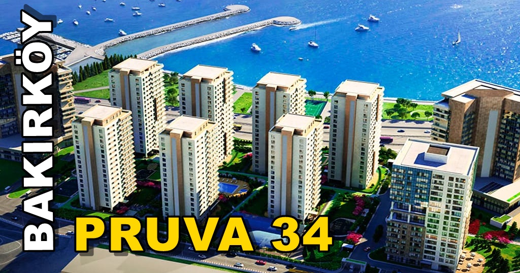 Bakırköy Pruva 34 Rezidans Satılık Daire Deniz Manzaralı