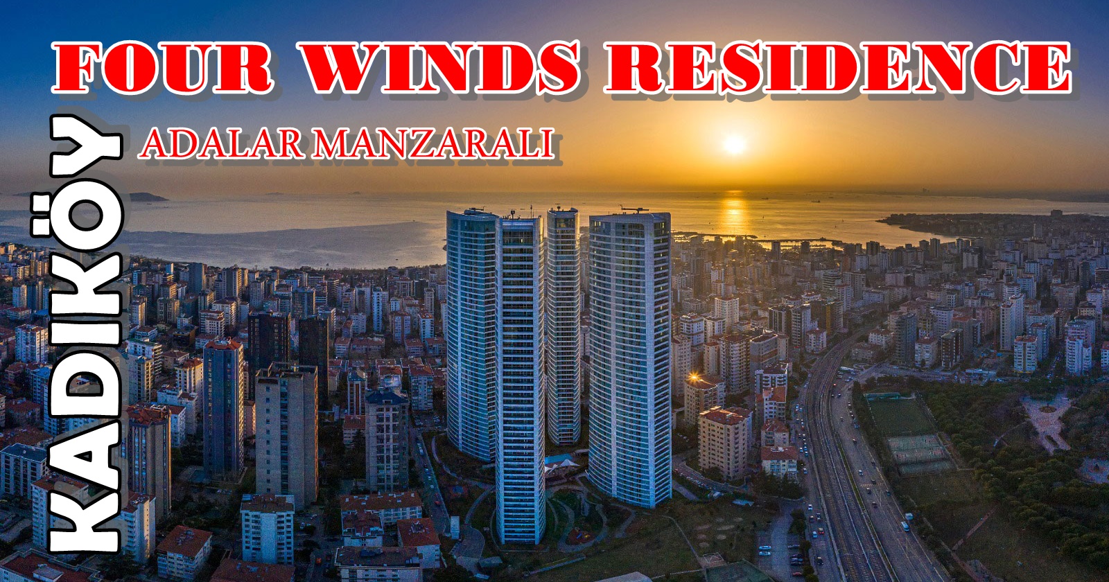 Kadıköy Göztepe Four Winds Park Residence Satılık Daire