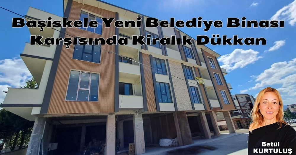 Başiskele Yeni Belediye Binası Karşısında Kiralık Dükkan