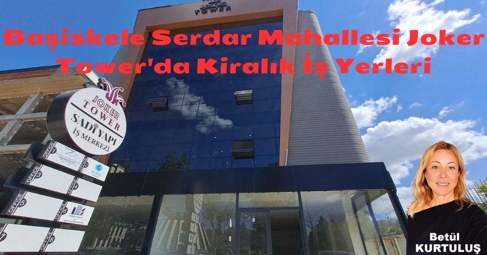 Başiskele Serdar Mahallesi Joker Tower’da Kiralık İş Yerleri