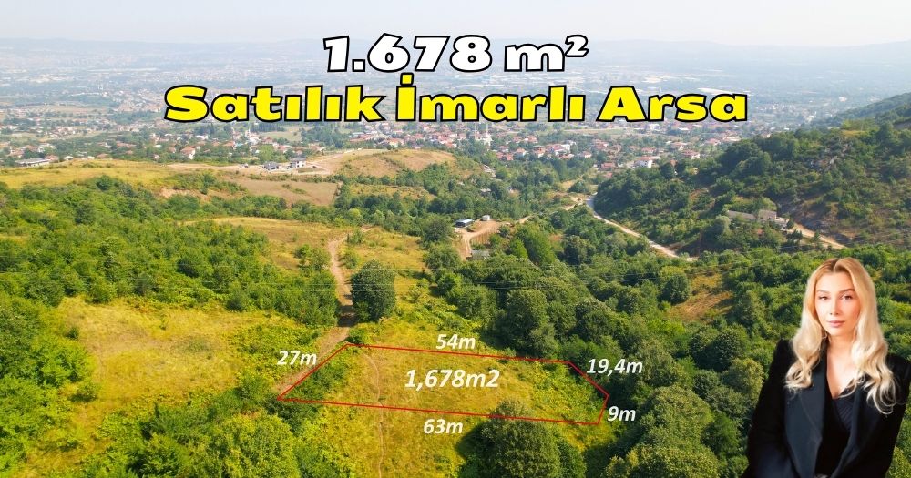 Kocaeli Kartepe Arslanbey 1678 m² Satılık İmarlı Arsa